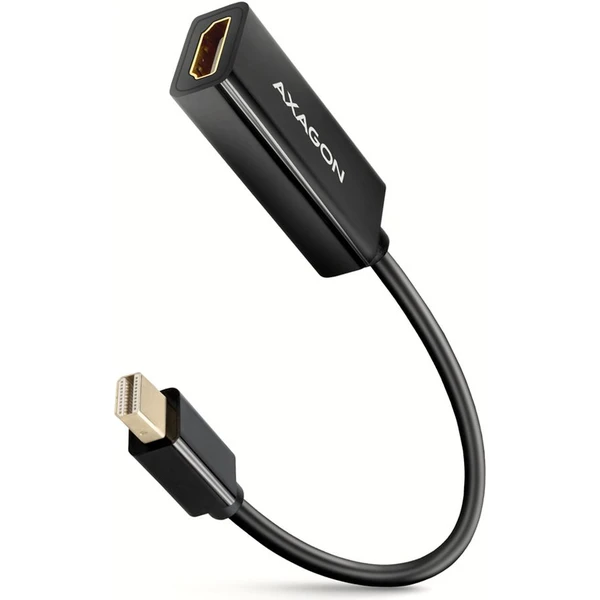 AXAGON Mini DisplayPort/HDMI 1.4 redukcia 0,18 m čierna - Káble a redukcie - Hlavný obrázok