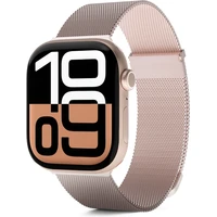 Epico Watch Strap milánsky ťah 42/44/45/46/49 mm ružovo zlatý - Remienky