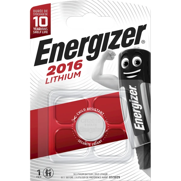 Energizer CR2016 lítiová gombíková batéria - Batérie - Hlavný obrázok