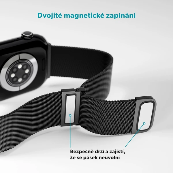 Epico Watch Strap milánsky ťah 42/44/45/46/49 mm hviezdne biely - Remienky - Obrázok 5GJL000K01