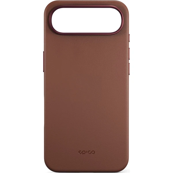 Epico Leather Pro Mag+ kryt pre iPhone Air Qi2 & Magsafe kompatibilný hnedý - Puzdra - Obrázok 5GSF000K01