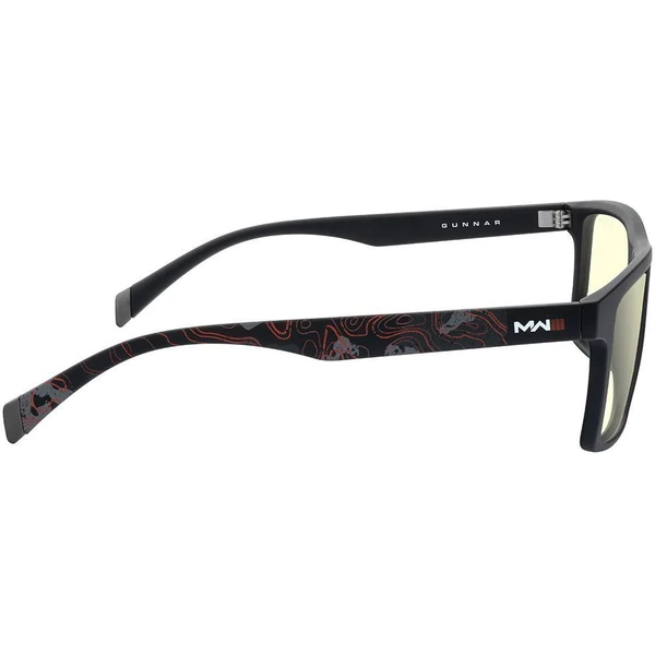 GUNNAR CALL OF DUTY ALPHA EDITION ONYX INFRARED herné okuliare jantárové sklá - Okuliare - Obrázok 5HAE000K01
