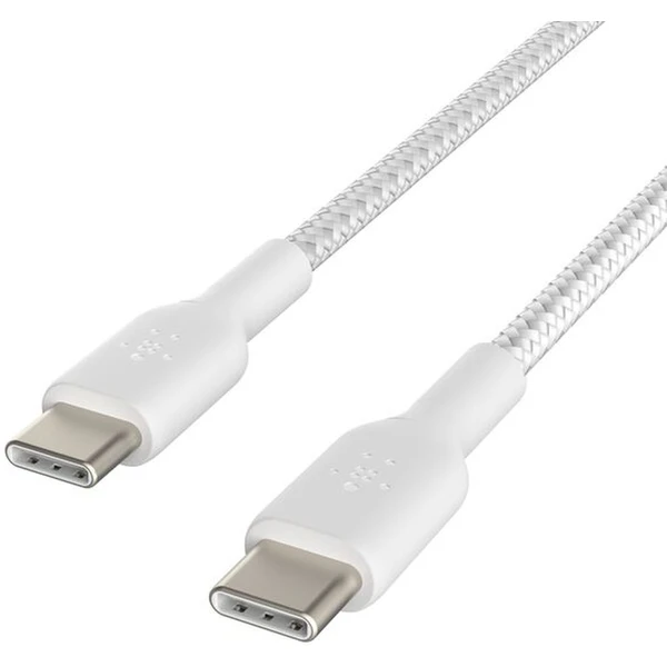 Belkin BOOST Charge spletený napájací kábel USB-C/USB-C 60W 0,15m biely - Káble a redukcie - Obrázok 5HQF000N01