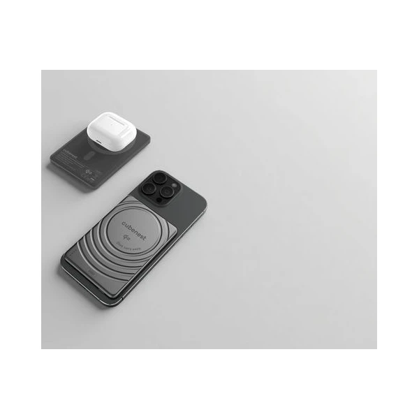 CubeNest SQ1B3D SlimDual Qi2/MagSafe powerbanka (5000 mAh) čierna - Powerbanky - Obrázok 5I9R000K01