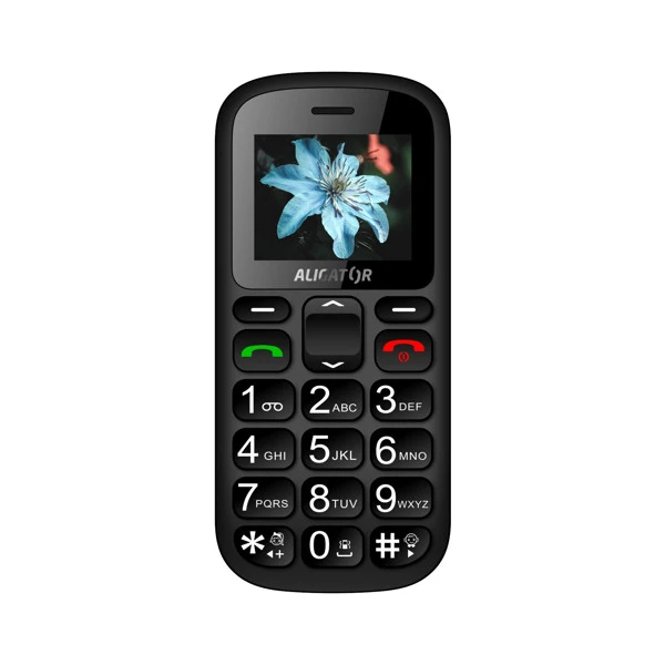 ALIGATOR A321 Senior šedo-čierny + stolná nabíjačka - Mobilné telefóny - Obrázok 5ICJ000101