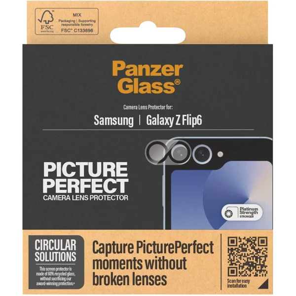 PanzerGlass® Camera Platinum Samsung Galaxy Z Flip6 - Ochranné fólie a sklo - Obrázok 5IWA000L01