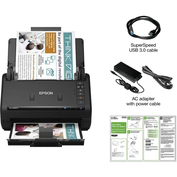 Epson WorkForce ES-500WII skener - Skenery - Obrázok 5J8Y000501