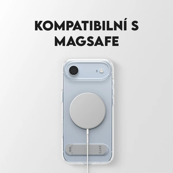 PanzerGlass® CARE Kickstand kryt s MagSafe Apple iPhone Air strieborný/biely - Puzdra - Obrázok 5JDH000K01