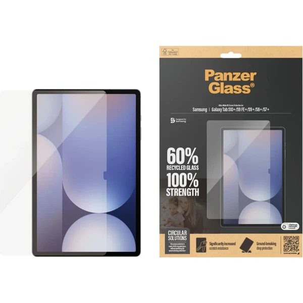 PanzerGlass® Ultra-Wide Fit sklo Samsung Galaxy Tab S10+/S9 FE+/S9+/S8+/S7+ číre - Ochranné fólie a sklo - Obrázok 5KPE000N01