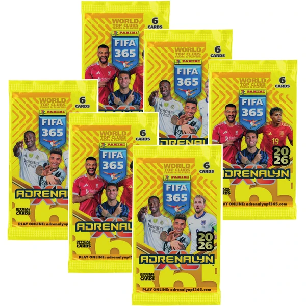 Panini FIFA 365 2025/2026 Adrenalyn - plechová krabička (hranatá) - Futbalové karty - Obrázok 5L3J000K01
