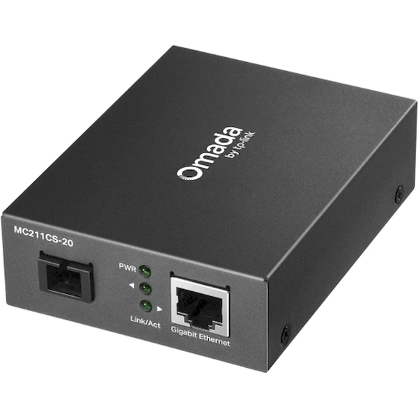 TP-Link Omada MC211CS-20 mediálny konvertor čierny - Konvertory - Hlavný obrázok