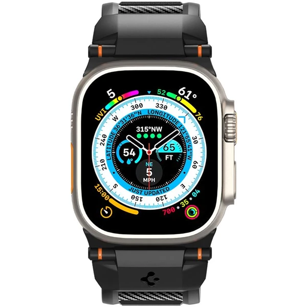 Spigen Rugged Ultra Band remienok Apple Watch 49/46/45/44/42mm matne čierny - Remienky - Obrázok 5LA1000P01