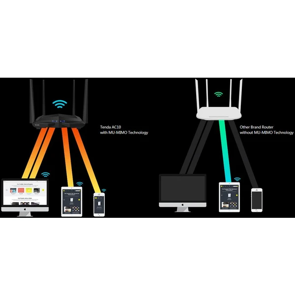 Tenda AC10 Wi-Fi 5 router čierny - Wi-Fi routery - Obrázok 5LHGF00101