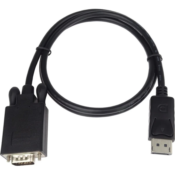 PremiumCord DisplayPort/VGA kábel 2m čierny - Káble a redukcie - Hlavný obrázok