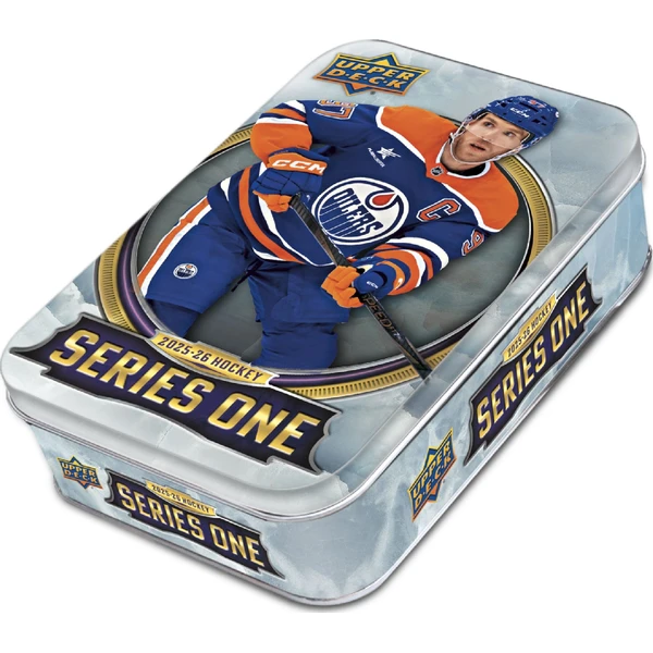 Hokejové karty 2025/26 Upper Deck Series 1 Hockey TIN Box - Hokejové karty - Hlavný obrázok