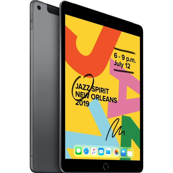 Apple iPad 10,2" 128GB Wi-Fi + Cellular vesmírne šedý (2019) (Kategória A) - Tablety - Hlavný obrázok