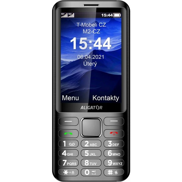 ALIGATOR D950 Dual SIM antracit - Mobilné telefóny - Obrázok 5M8S600301