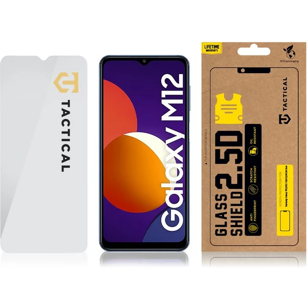 Tactical Glass Shield 2.5D sklo pre Samsung Galaxy M12/A32 5G/A12/A02s - Ochranné fólie a sklo - Obrázok 5MAN100501