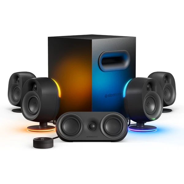 SteelSeries Arena 9 herné reproduktory 5.1 čierne - Reproduktory - Hlavný obrázok
