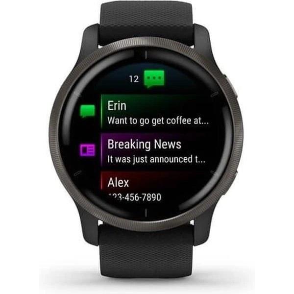 Garmin Venu 2 tmavosivé/čierny remienok - Inteligentné hodinky - Obrázok 5MHO600301