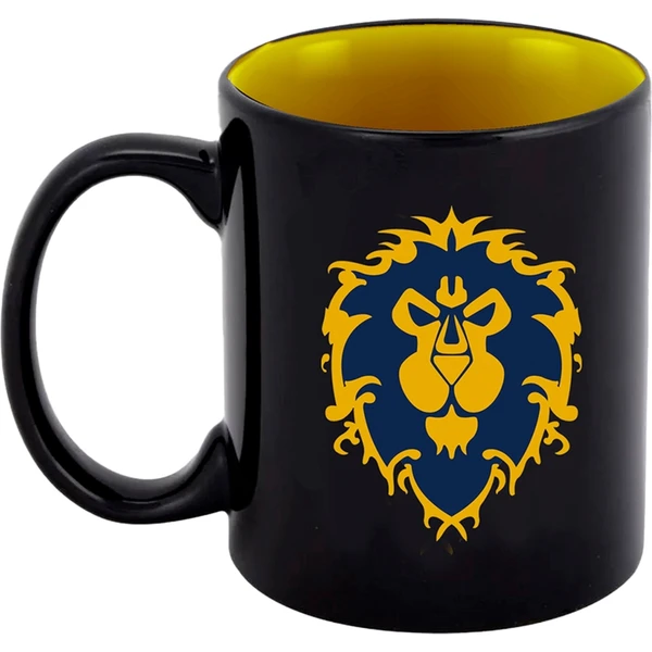 Keramický hrnček World of Warcraft Aliancia - čierny 330 ml (darčekové balenie) - Hrnčeky - Obrázok 5NGG000K01