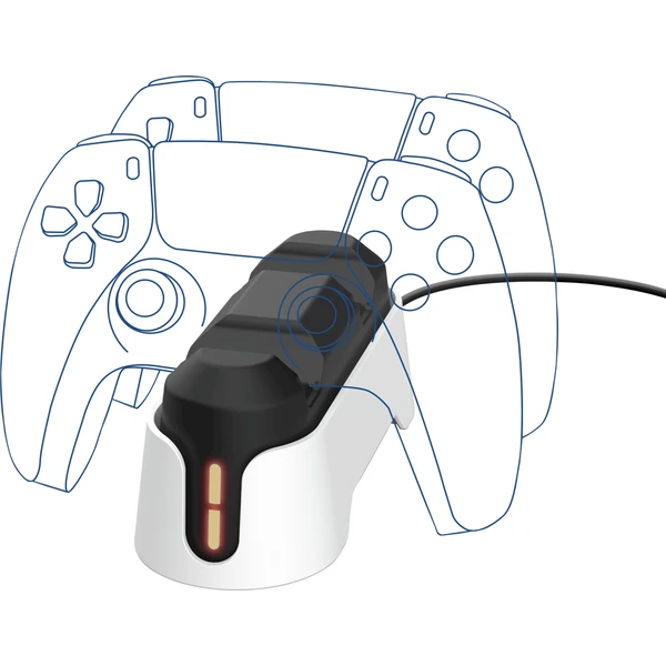 Trust GXT228 nabíjacie stanice pre DualSense PS5 ovládače - Nabíjačky - Obrázok 5NGL000K01