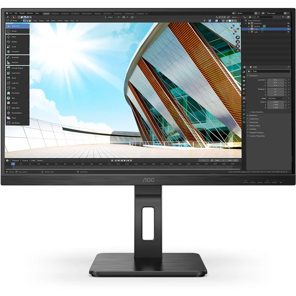 AOC Pro 27P2Q monitor 27" - Monitory - Obrázok 5NKJF00101
