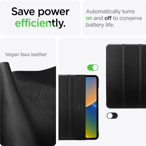 Spigen Smart Fold ochranné púzdro iPad 10.9" (2022)/iPad 11" (2025) čierne - Puzdra - Obrázok 5O75000J01