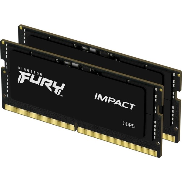 Kingston FURY Impact DDR5 32GB 6400MHz CL38 SO-DIMM (2x16GB) XMP