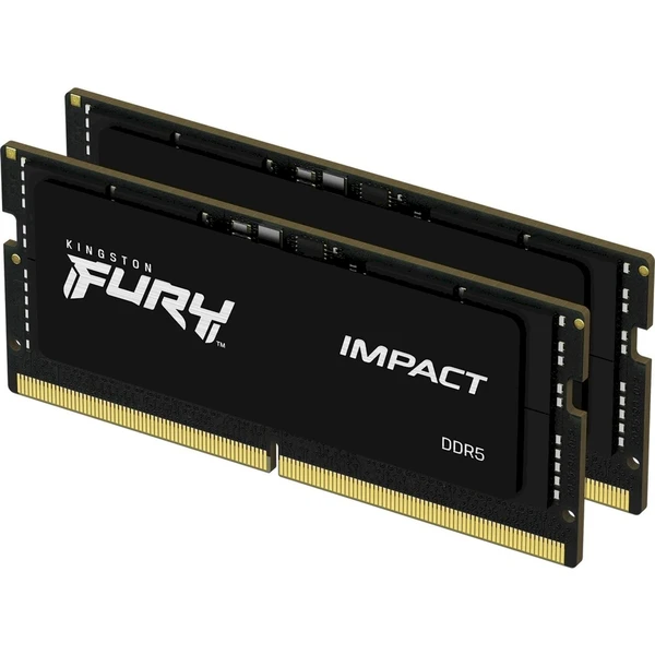 Kingston FURY Impact DDR5 32GB 6400MT/s CL38 SO-DIMM (2x16GB) XMP - Operačné pamäte - Hlavný obrázok
