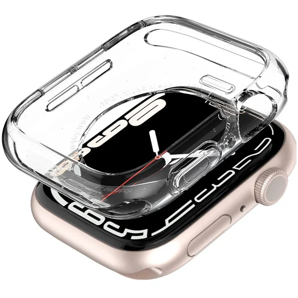 Spigen Liquid Crystal kryt Apple Watch 45/44mm číry - Puzdra - Hlavný obrázok