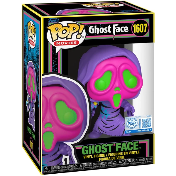 Funko POP! #1607 Movies: Ghostface - Ghostface (BLKLT) - Funko POP! - Obrázok 5P2F000K01