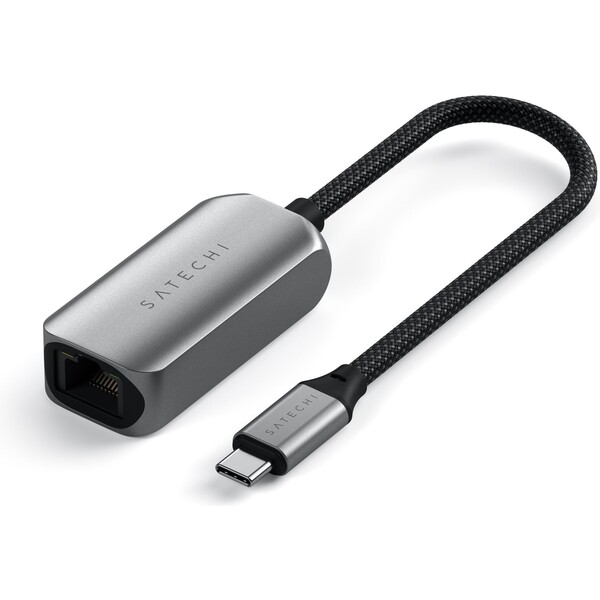 Satechi USB-C 2.5 GB Ethernet adaptér vesmírne šedý