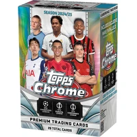 Futbalové karty Topps 2024-25 Chrome UEFA Club Competitions - Value Box - Futbalové karty