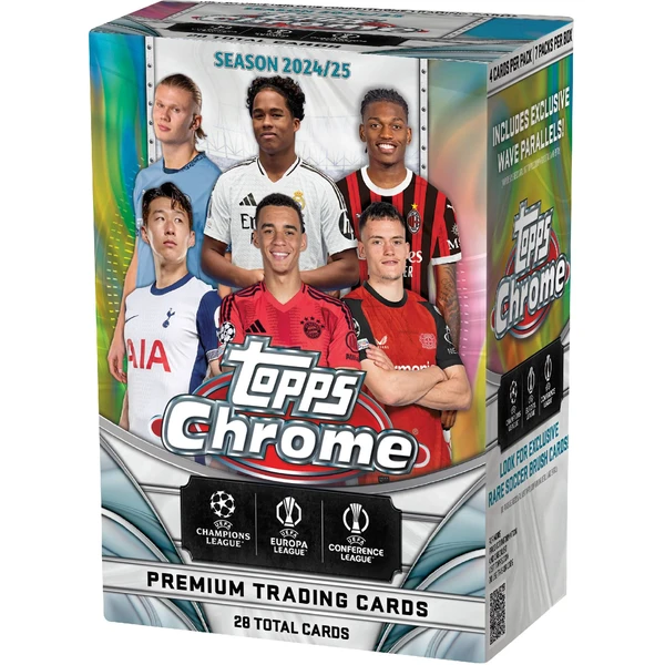 Futbalové karty Topps 2024-25 Chrome UEFA Club Competitions - Value Box - Futbalové karty - Hlavný obrázok