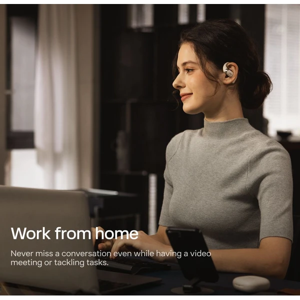 Shokz OpenFit 2 Bluetooth slúchadlá čierna - Slúchadlá - Obrázok 5Q7F000P01
