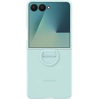Samsung Ring Silicone Case ochranný kryt Galaxy Z Flip7 mentolovo zelený - Puzdra