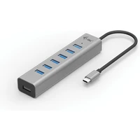 i-tec USB-C Charging Metal HUB 7 Port - USB huby