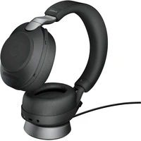 Jabra Evolve2 85 Link380/390c UC Stereo bezdrôtové slúchadlá so stojanom čierna - Slúchadlá