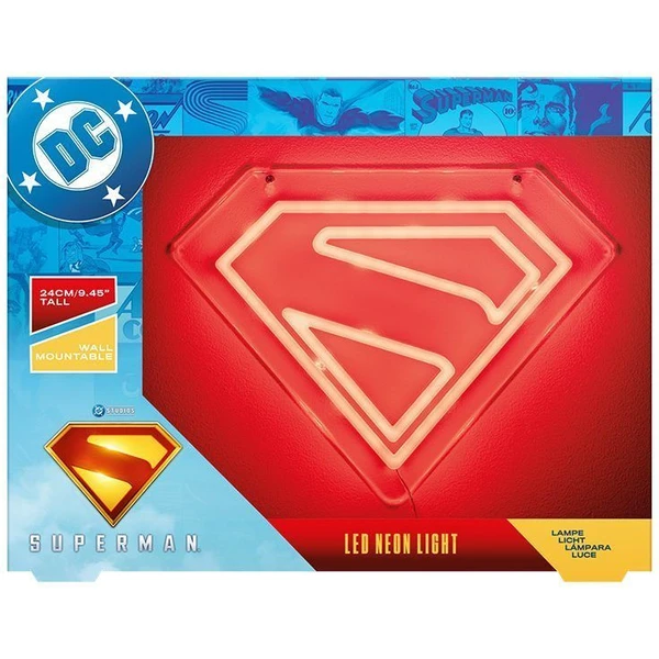 Paladone LED svetlo na stenu Superman - Neon logo - Lampičky - Obrázok 5SBE000K01