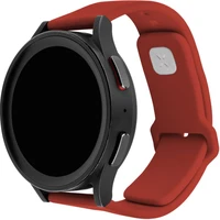 FIXED set silikónových remienkov s Quick Release 20mm pre smartwatch červený - Remienky