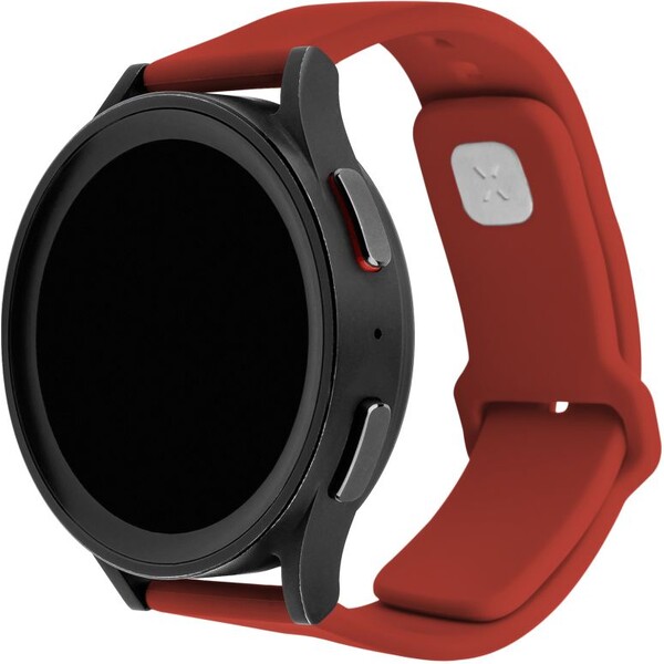 E-shop FIXED set silikónových remienkov s Quick Release 20mm pre smartwatch červený