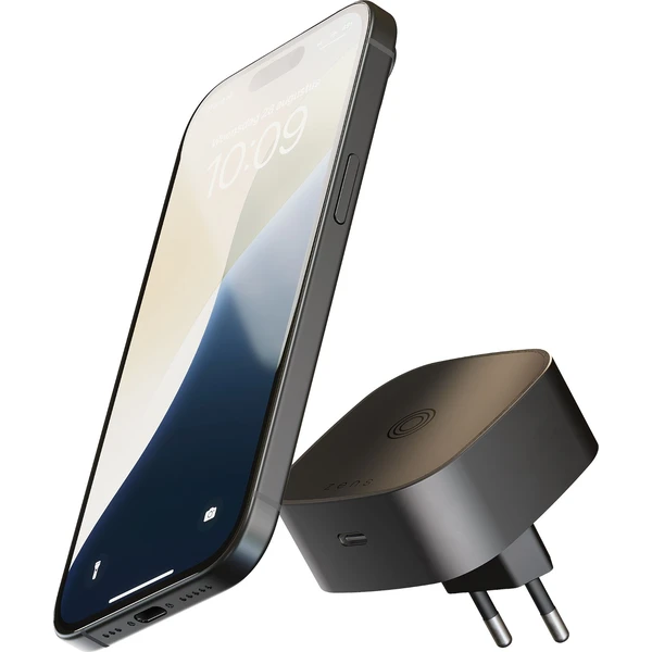ZENS Adapter MagSafe/Qi2 nabíjačka s USB-C (15+18W) čierna - Nabíjačky - Hlavný obrázok