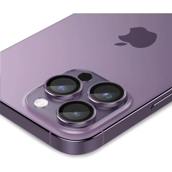Spigen Glass EZ Fit Optik Pro 2 Pack tvrdené sklo na fotoaparát iPhone 14 Pro/iPhone 14 Pro Max fial - Ochranné fólie a sklo - Obrázok 5W09000601