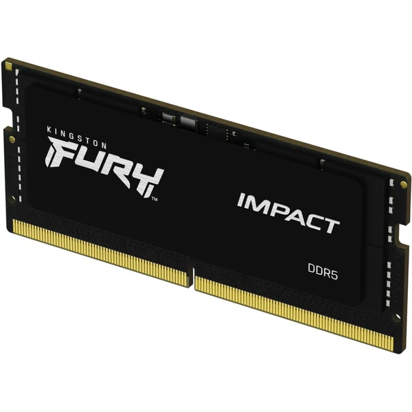Kingston FURY Impact Black DDR5 32GB 4800MT/s CL38 SO-DIMM (1x32GB) XMP - Operačné pamäte - Obrázok 5WAY600301