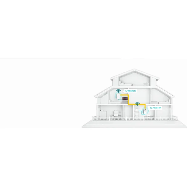 TP-Link TL-WPA7617KIT powerline + WiFi sada - Powerline - Obrázok 5WMFF00101