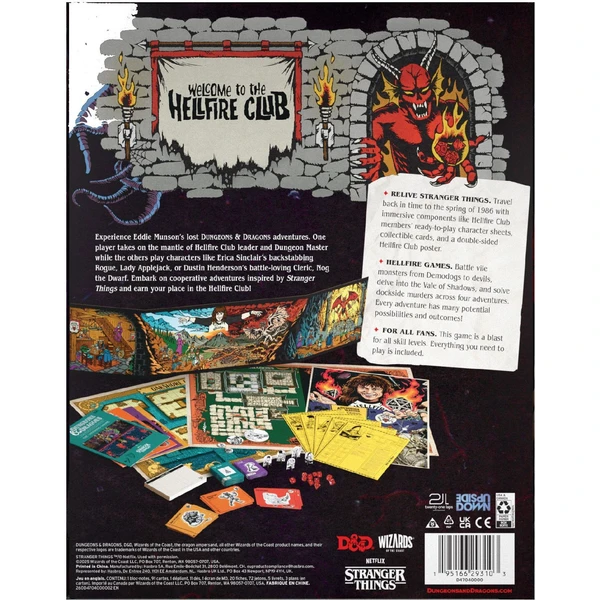 Dosková hra Dungeons & Dragons - Stranger Things: Welcome to the Hellfire Club (EN) - Stolové hry - Obrázok 5WPK000K01