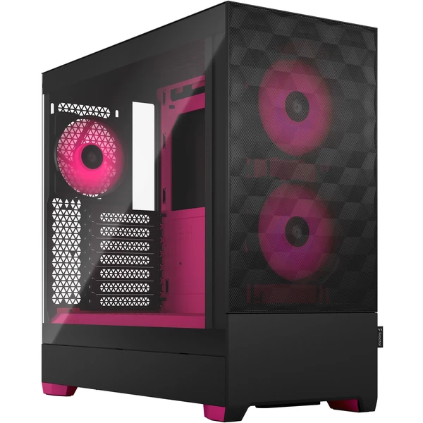 Fractal Design Pop Air RGB Magenta Core TG Clear Tint - Počítačové skrine - Hlavný obrázok