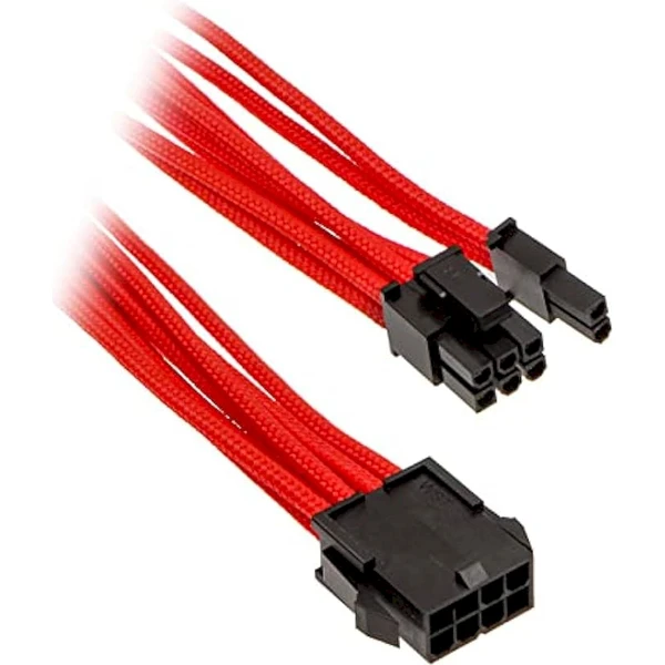 PHANTEKS 6+2-Pin PCIe 50cm červený - Káble a redukcie - Hlavný obrázok
