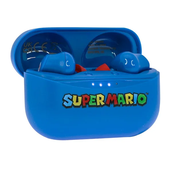 OTL bezdrôtové slúchadlá TWS s motívom Super Mario modrá - Slúchadlá - Obrázok 5YHB300401